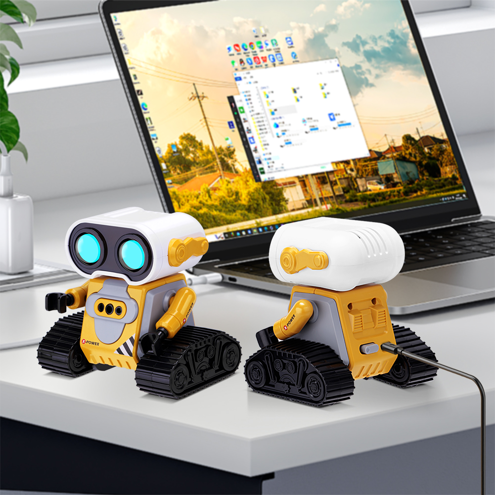 I Tech Accessories - หุ่นยนต์บังคับวิทยุพร้อมไฟ LED สำหรับเด็ก หมุนได้ 360 องศา