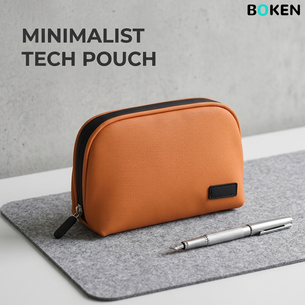 Tech Accessories Hard Case - กระเป๋าเทคโนโลยีสำหรับเดินทาง กระเป๋าจัดเก็บอุปกรณ์อิเล็กทรอนิกส์แบบพกพาสำหรับสายชาร์จ เมาส์ ฮาร์ดไดรฟ์ พาวเวอร์แบงค์ -