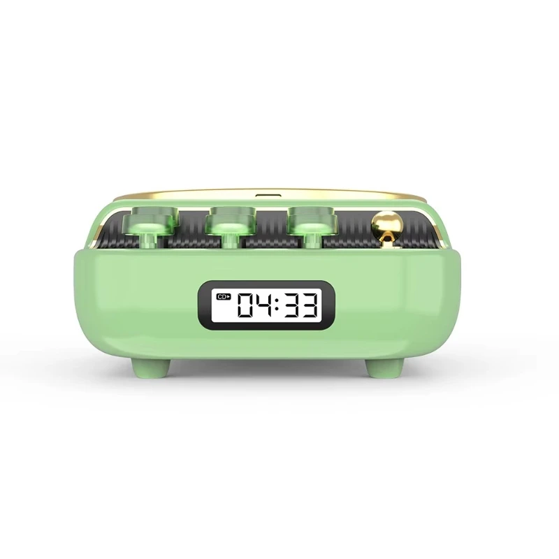 Tech Accessories Speaker - เครื่องเล่นซีดีลำโพงเสียงคุณภาพสูง, อุปกรณ์เสริมเทคโนโลยีสุดเท่ ลำโพงบลูทูธสไตล์เรโทร