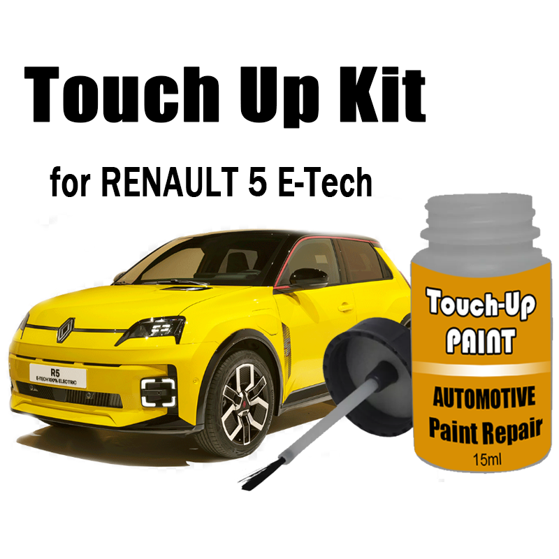 Tech Accessories Usa - ชุดสีทาซ่อมรถยนต์ (พร้อมแปรง) สำหรับ RENAULT 5 E-Tech