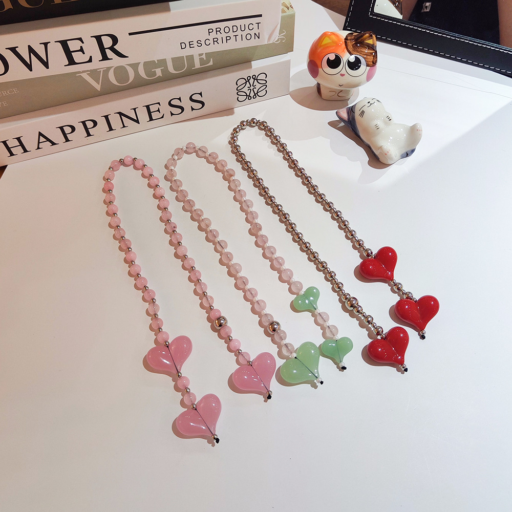 Y2K Tech Accessories - HERLOOK Big Love Heart กระเป๋า Charms