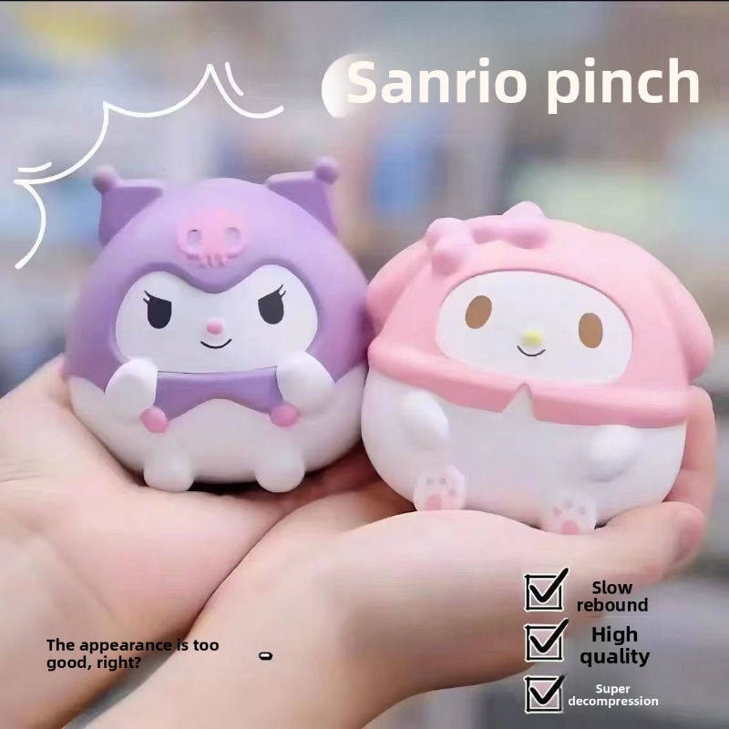 Tech Office Accessories - ของเล่นบีบรูปคุโรมิ น่ารัก ลดความเครียด สำหรับผู้ใหญ่ ใช้บนโต๊ะทำงาน ช่วยคลายความวิตกกังวล