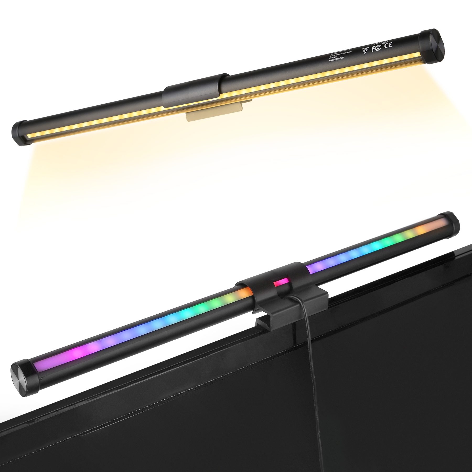 Monitor Light Bar - จอคอมพิวเตอร์ Light Bar โคมไฟตั้งโต๊ะสําหรับทํางานศึกษาอ่าน GAMING Dimming