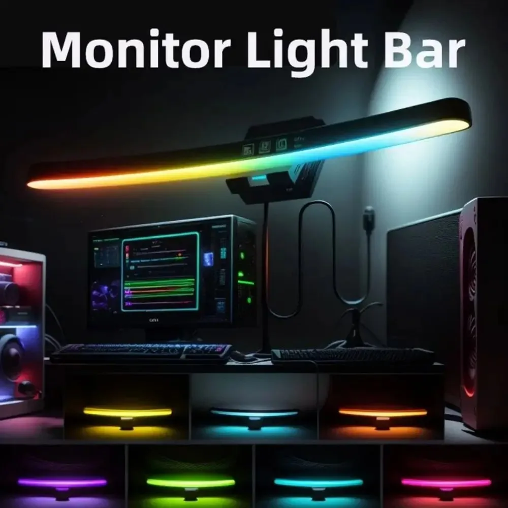 Monitor Light Bar - แถบไฟจอโค้ง 3 สี ปรับความสว่างได้ ใช้ได้กับทุกหน้าจอ ไม่มีแสงสะท้อน