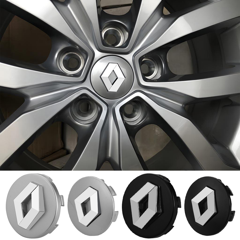 Tech Accessories Dacia - ฝาครอบดุมล้อรถยนต์ 4 ชิ้น ขนาด 56/60 มม.
