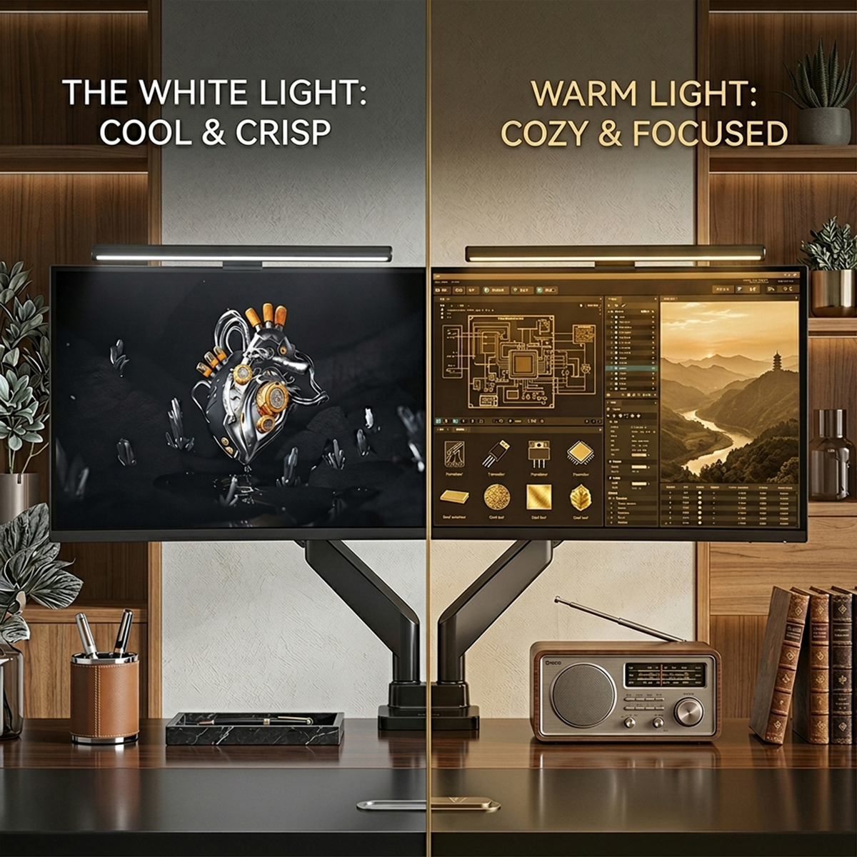 ไฟ LED แบบ USB สำหรับแขวนหน้าจ - Monitor Light Bar บทวิจารณ์และราคา