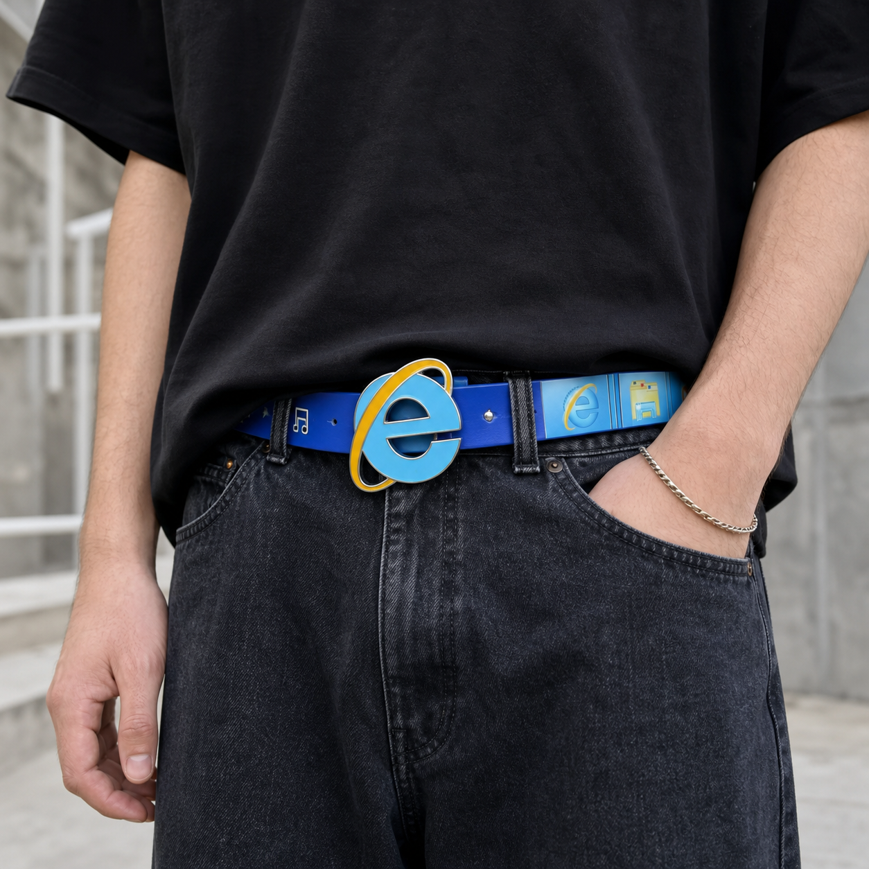 เข็มขัดมีมอินเทอร์เน็ตเอ็กซ์พล - Y2K Tech Accessories บทวิจารณ์และราคา