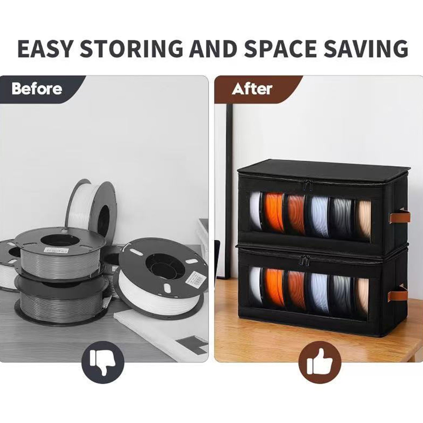 1-10X 3D Printer Filament Stor - Tech Office Accessories บทวิจารณ์และราคา