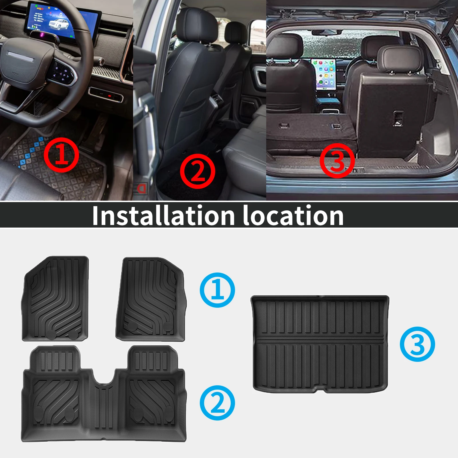 แผ่นรองพื้นรถยนต์ TPE กันฝุ่น  - Tech Accessories Dacia บทวิจารณ์และราคา