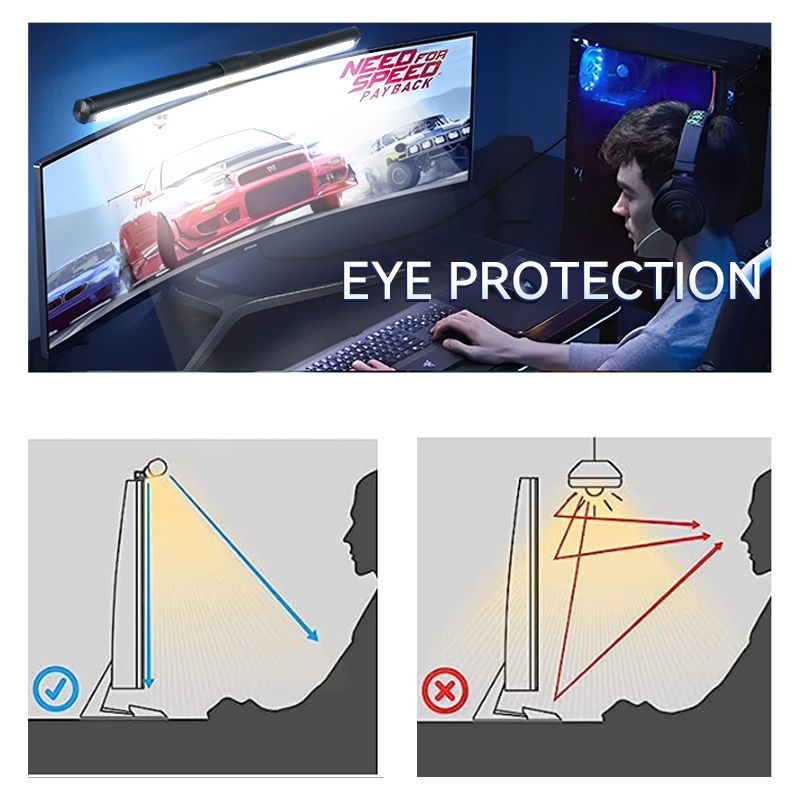 จอมอนิเตอร์โคมไฟ LED แบบตั้งโต - Monitor Light Bar บทวิจารณ์และราคา