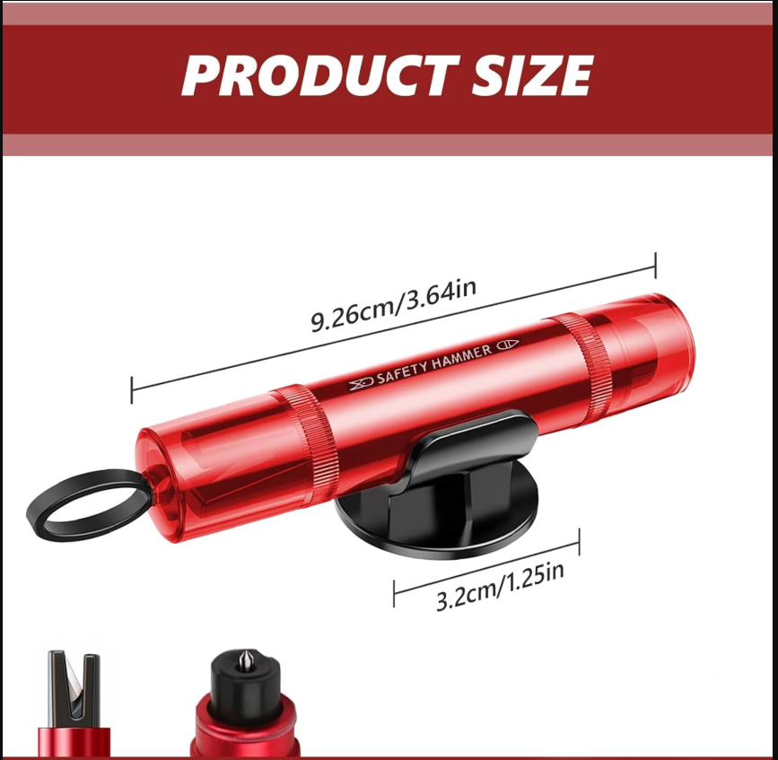 ค้อนนิรภัยในรถยนต์ ที่ทุบกระจก - Tech Accessories For Car บทวิจารณ์และราคา