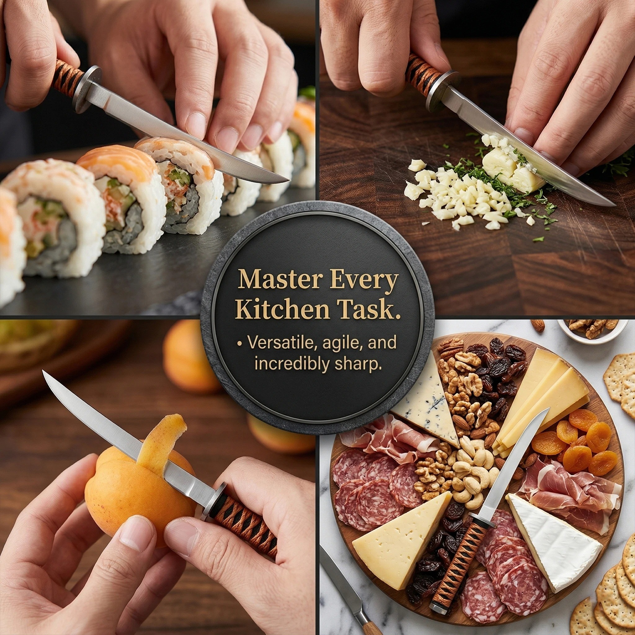 ชุดมีดทำครัวใบไม้ฤดูใบไม้ร่วงค - High Tech Kitchen Accessories บทวิจารณ์และราคา
