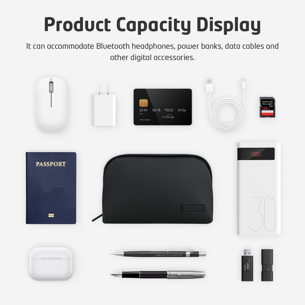 กระเป๋าใส่อุปกรณ์อิเล็กทรอนิกส - Tech Acc บทวิจารณ์และราคา