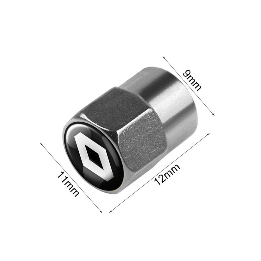 ฝาครอบวาล์วลมยางรถยนต์ 4 ชิ้น  - Tech Accessories Dacia บทวิจารณ์และราคา