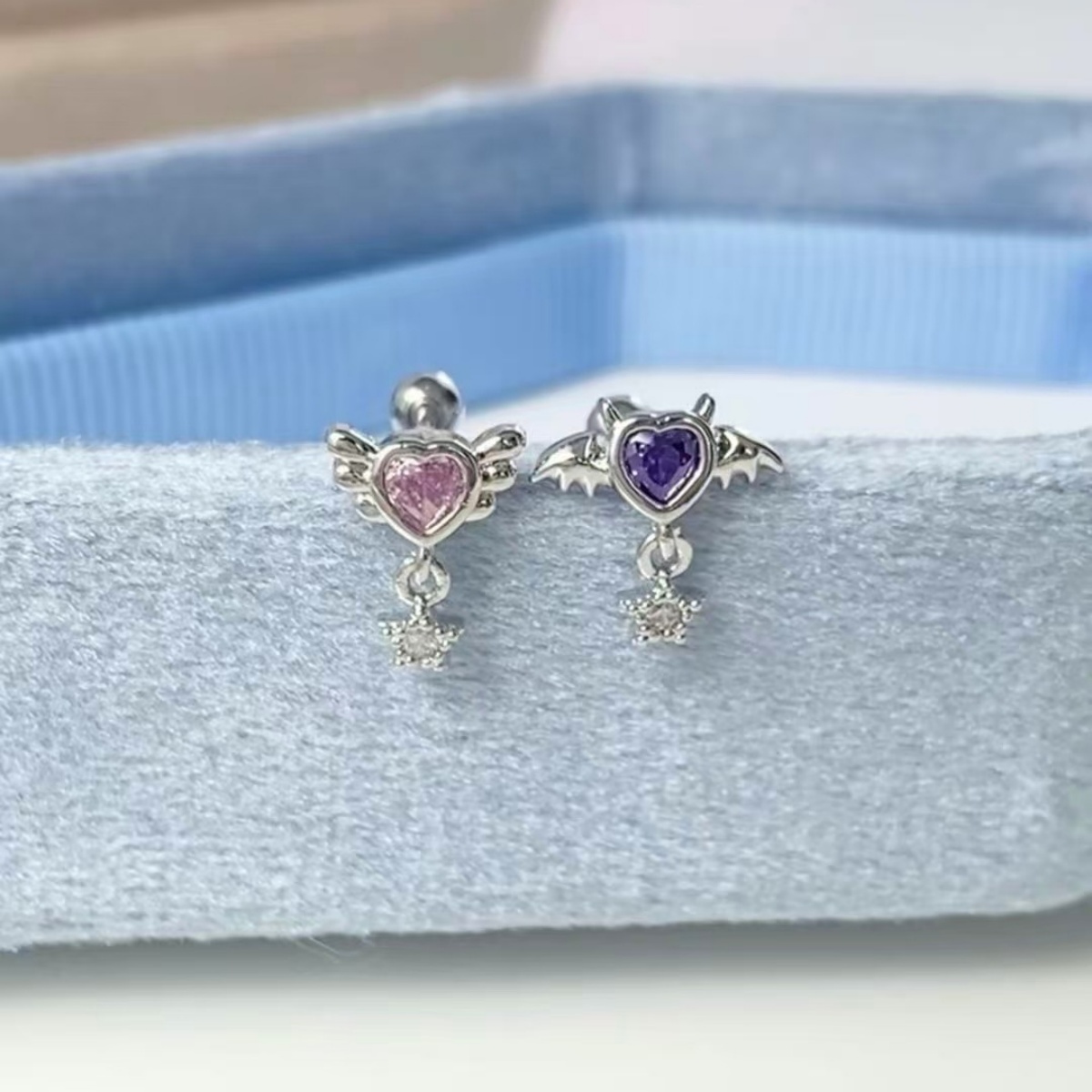 1pcs Bling Zircon Angel & Demo - Y2K Tech Accessories บทวิจารณ์และราคา