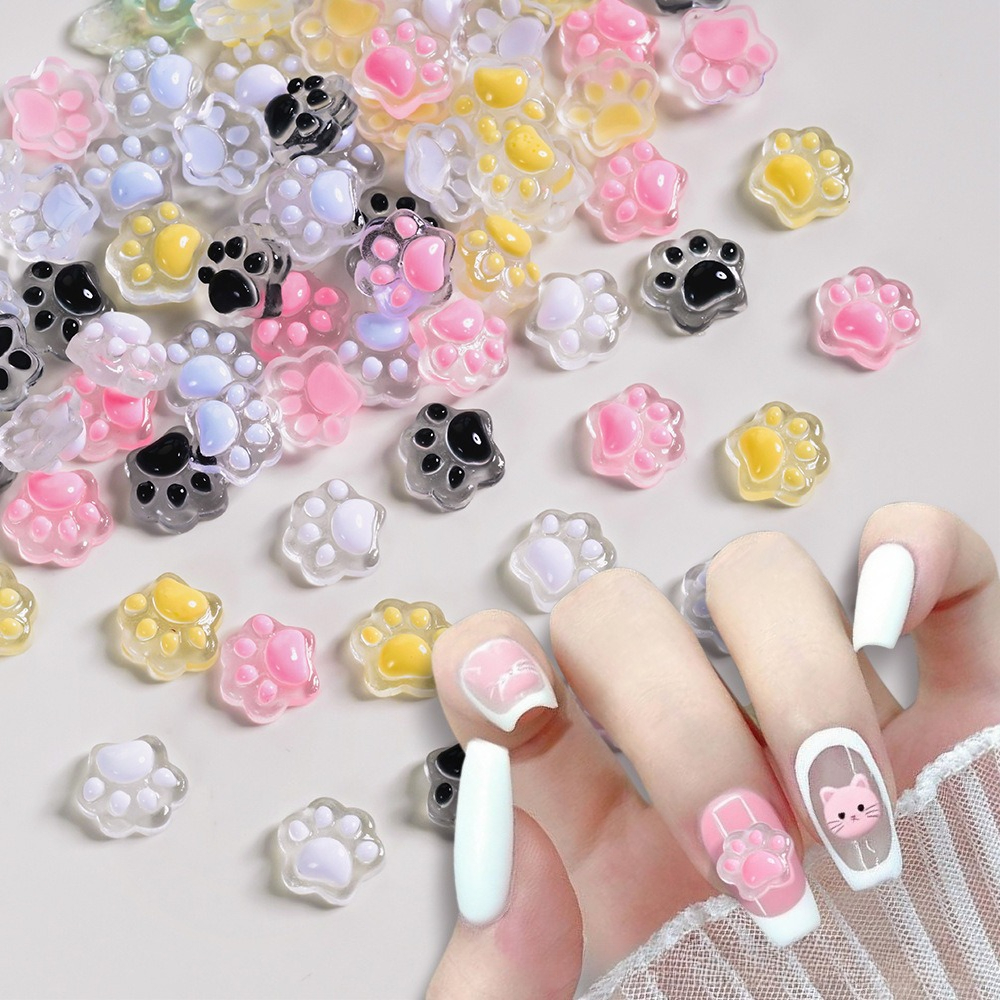 ชาร์มเล็บรูปอุ้งเท้าแมวเรืองแส - Y2K Tech Accessories บทวิจารณ์และราคา