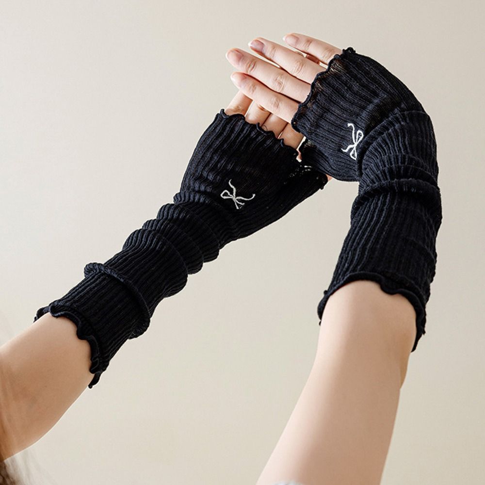 Y2K ถุงมือลูกไม้โลลิต้าปักลายโ - Y2K Tech Accessories บทวิจารณ์และราคา