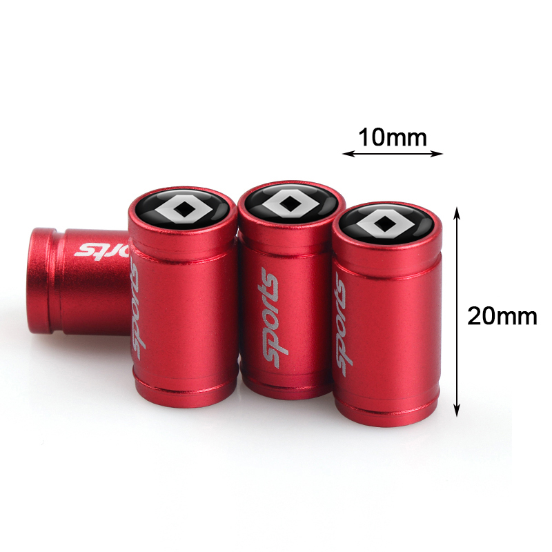 ฝาครอบวาล์วลมยางรถยนต์ 4 ชิ้น  - Tech Accessories Dacia บทวิจารณ์และราคา