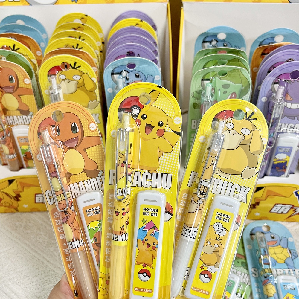 โปเกมอน ปิกาจูชุดดินสอกดการ์ตู - Tech Office Accessories บทวิจารณ์และราคา