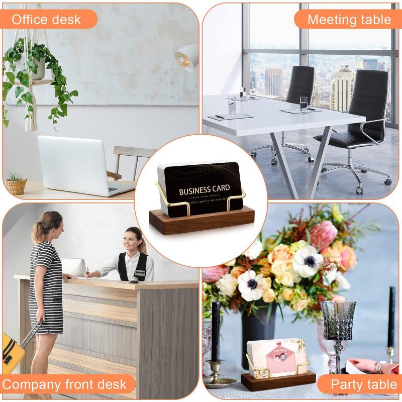 【A8】ที่ใส่นามบัตรไม้ ที่จัดระเ - Tech Accessories For Office บทวิจารณ์และราคา