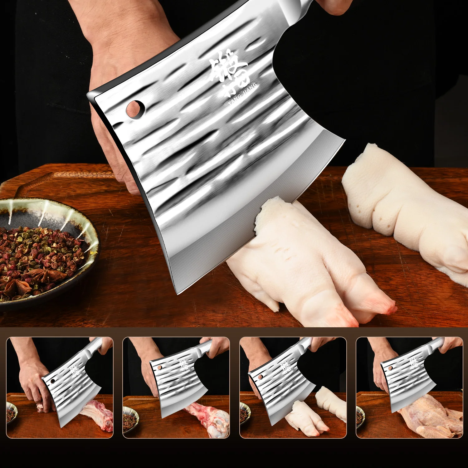 มีดหั่นกระดูกแบบคมอเนกประสงค์ท - High Tech Kitchen Accessories บทวิจารณ์และราคา
