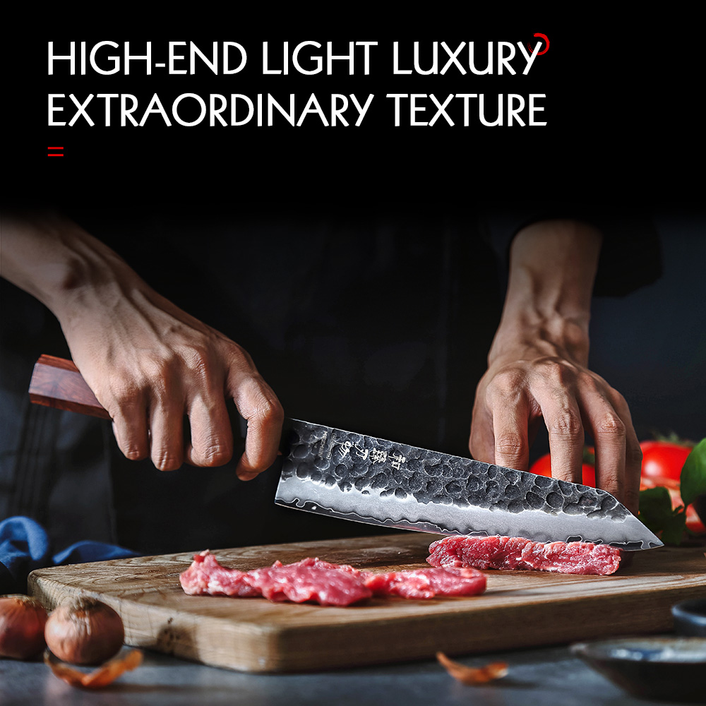 HEZHEN 8.3 นิ้วมีดเชฟ 3 ชั้นเห - High Tech Kitchen Accessories บทวิจารณ์และราคา
