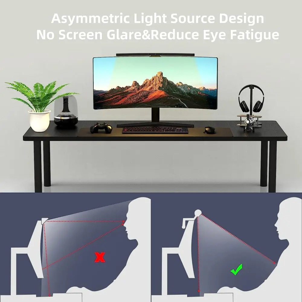 แถบไฟจอโค้ง 3 สี ปรับความสว่าง - Monitor Light Bar บทวิจารณ์และราคา