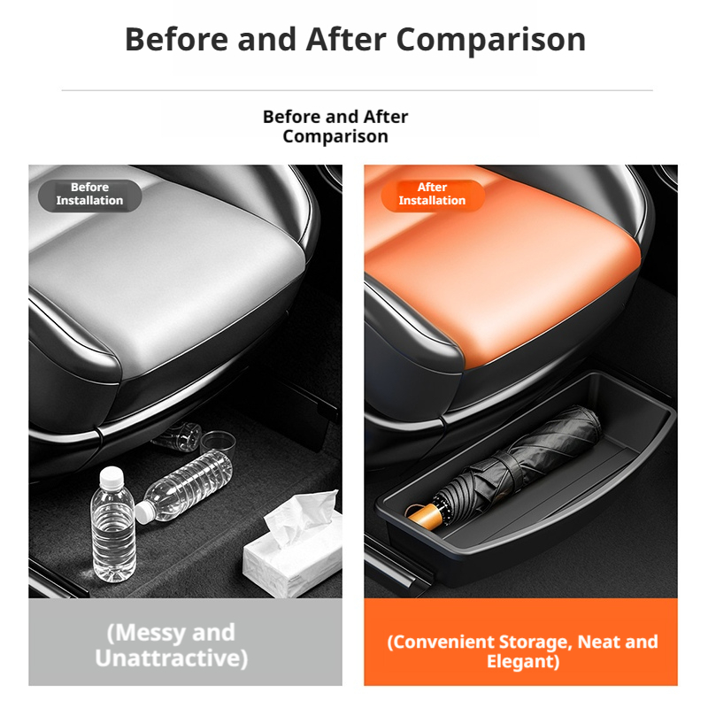 กล่องเก็บของใต้เบาะรถยนต์ กล่อ - Tech Accessories For Car บทวิจารณ์และราคา