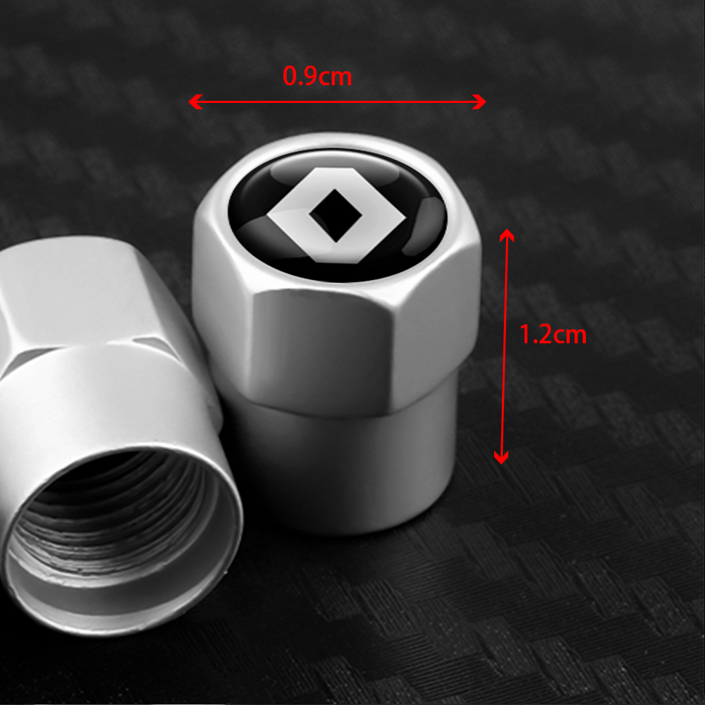 ฝาครอบวาล์วลมยางรถยนต์ 4 ชิ้น  - Tech Accessories Dacia บทวิจารณ์และราคา