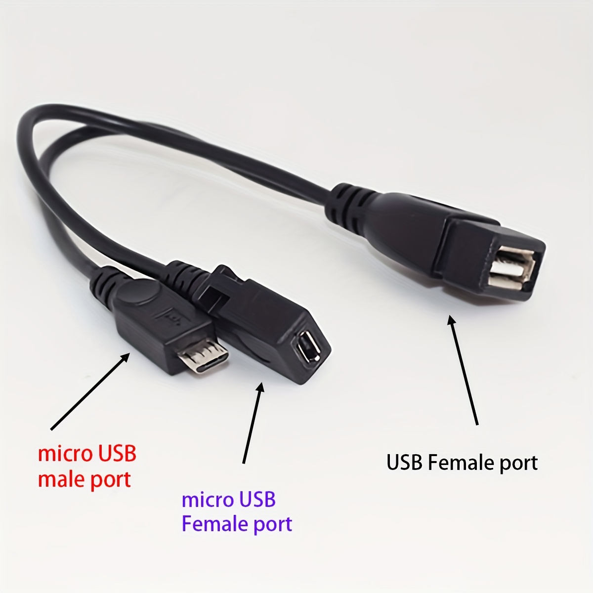 2-in-1 OTG USB to Micro USB Sp - Tech Accessories Tablet บทวิจารณ์และราคา