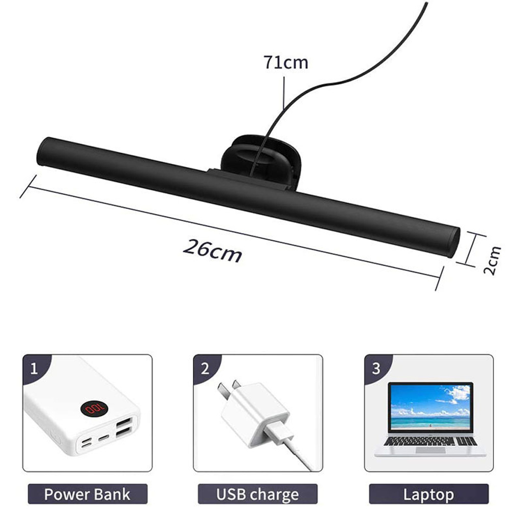 แถบไฟสำหรับหน้าจอแล็ปท็อป ปรับ - Monitor Light Bar บทวิจารณ์และราคา