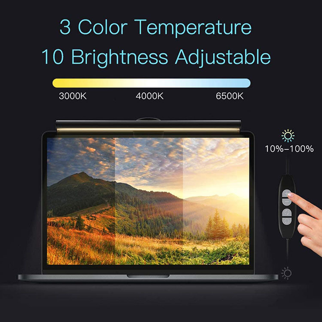แถบไฟสำหรับหน้าจอแล็ปท็อป ปรับ - Monitor Light Bar บทวิจารณ์และราคา